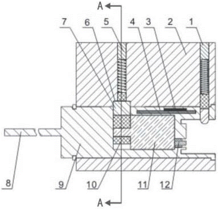 Micro power consumption simple intelligent electronic lock head