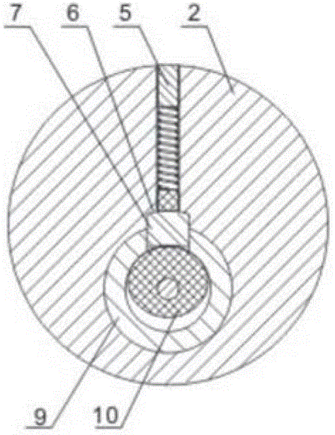 Micro power consumption simple intelligent electronic lock head