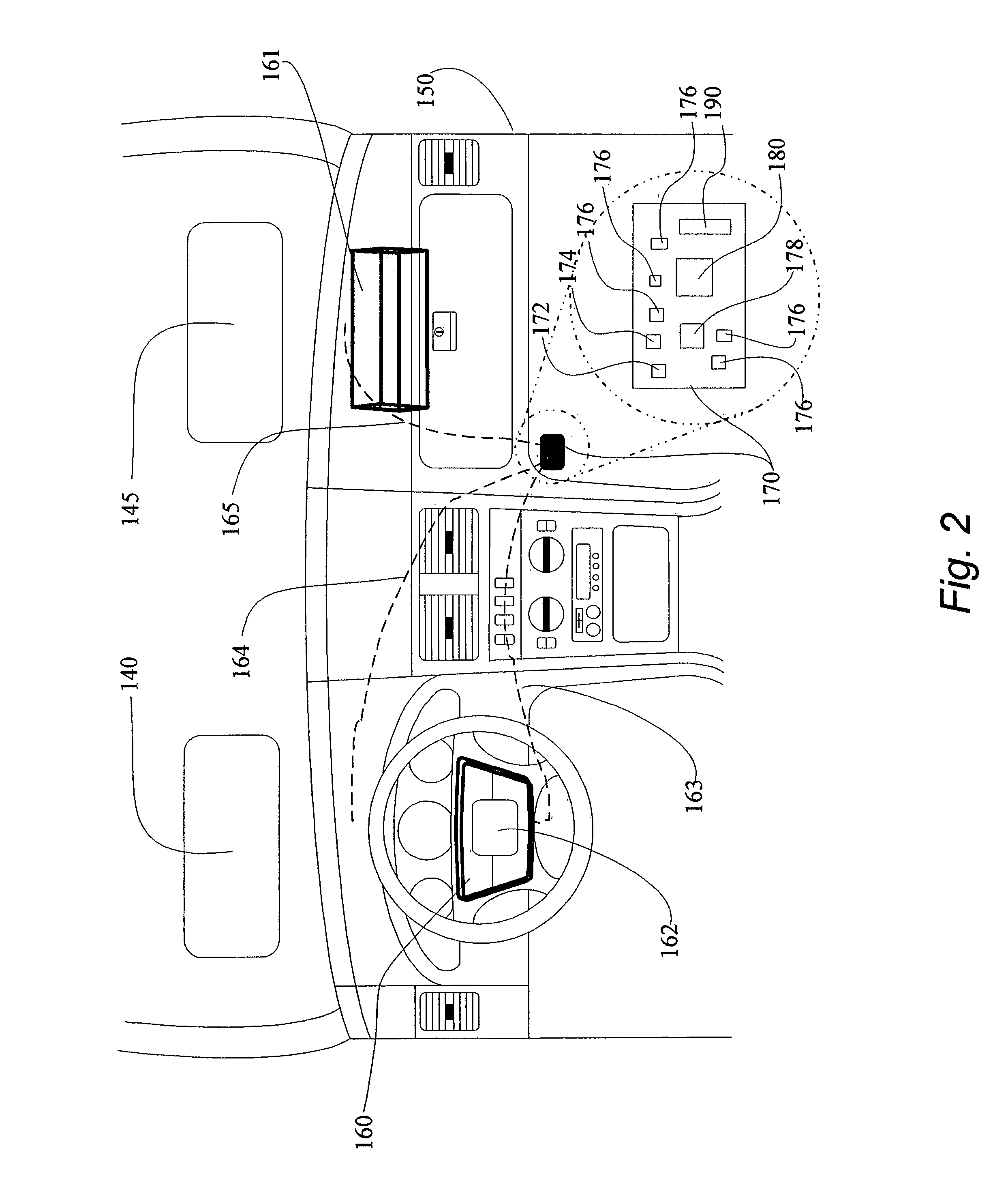 Interactive vehicle display system