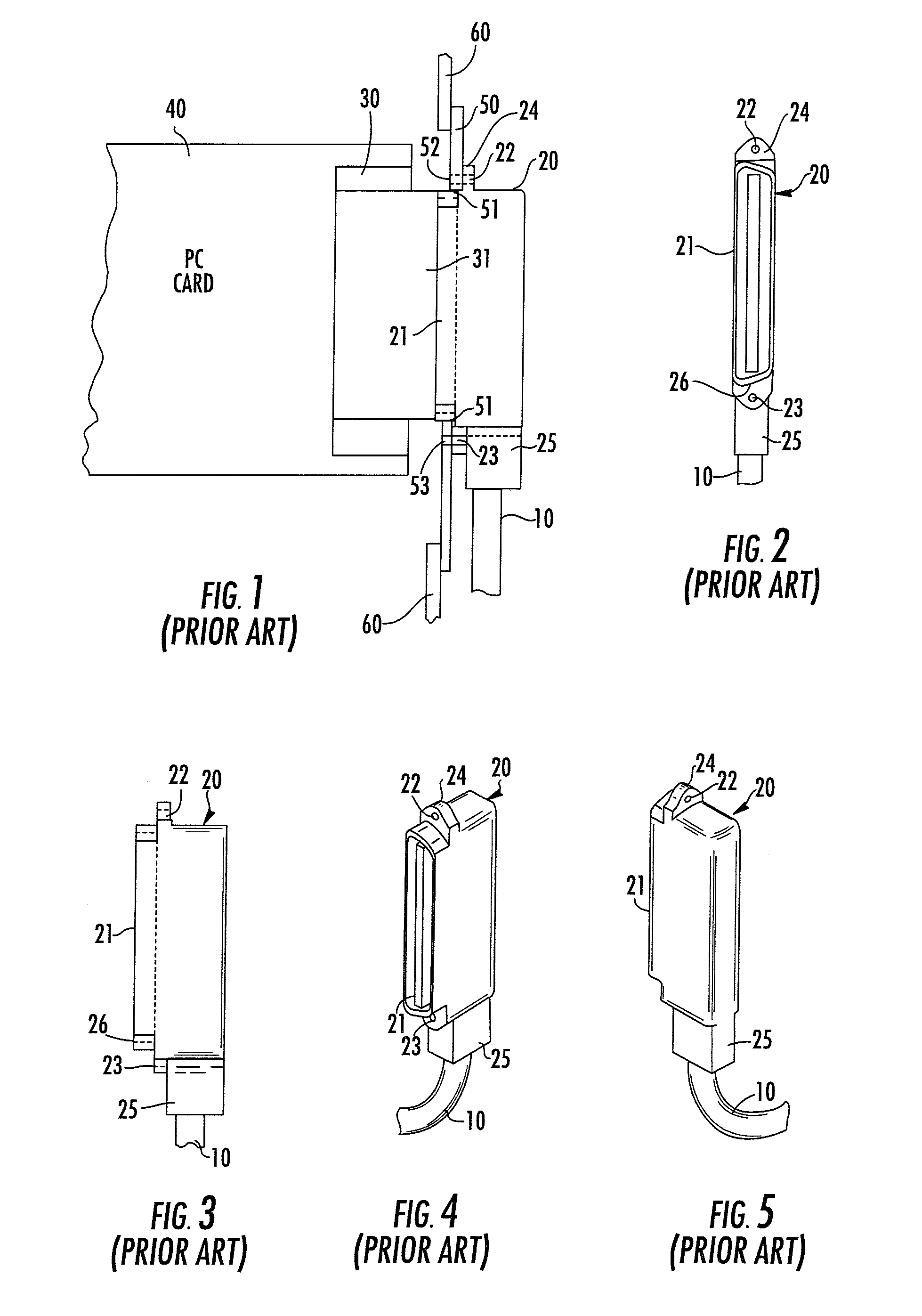 Clip-based fastening arrangement for attaching multi-pin connector to rear panel of electronic equipment chassis