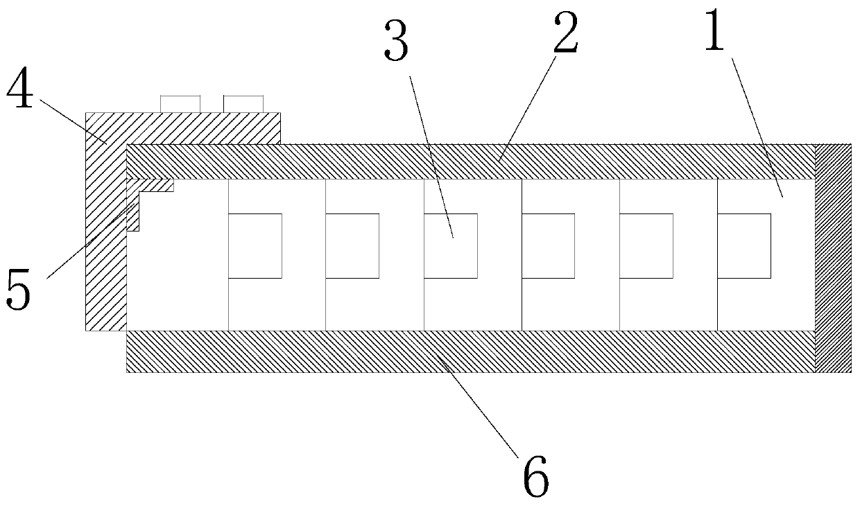 A hydraulic blasting device for an angle steel structure transmission tower