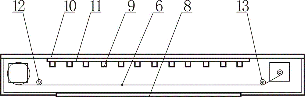 Reciprocating-display advertisement player with metal sensors