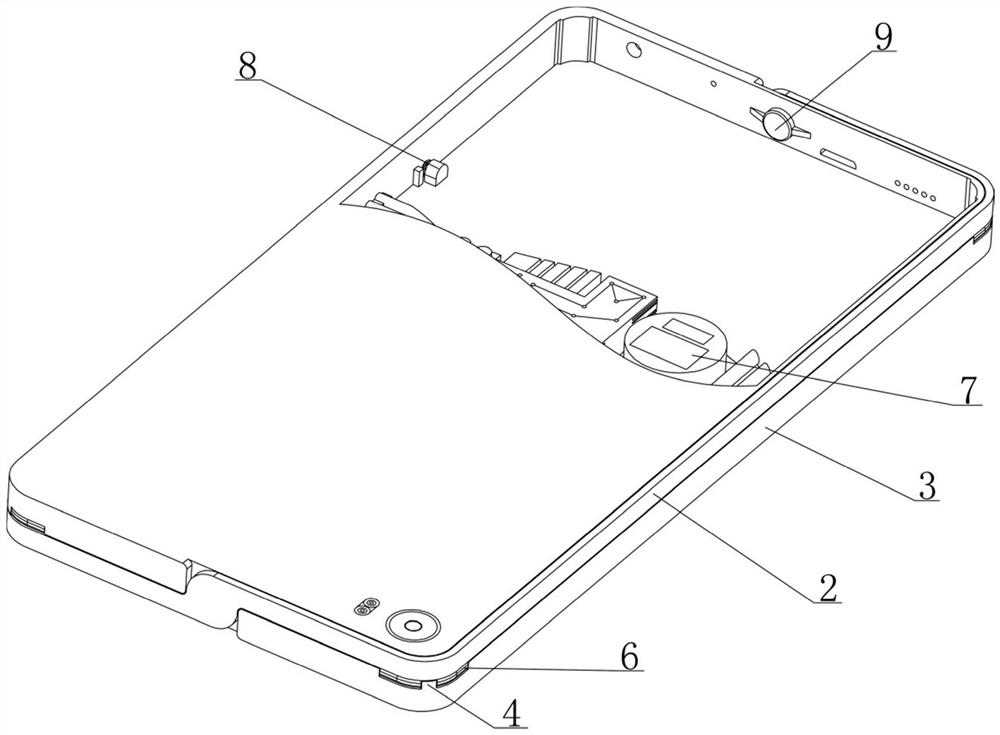 Smart phone with anti-falling function