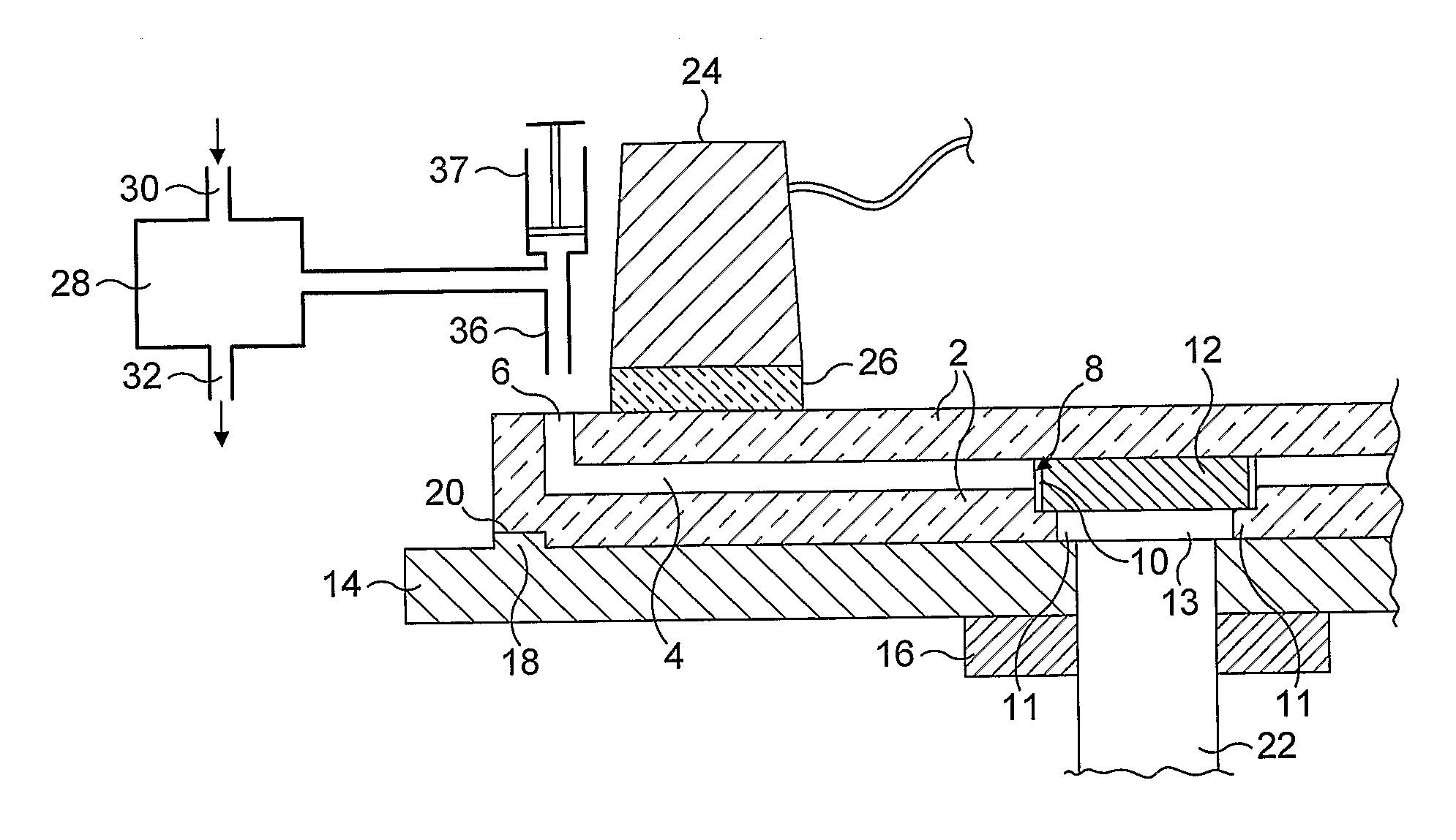 Flow-through cell and method of use