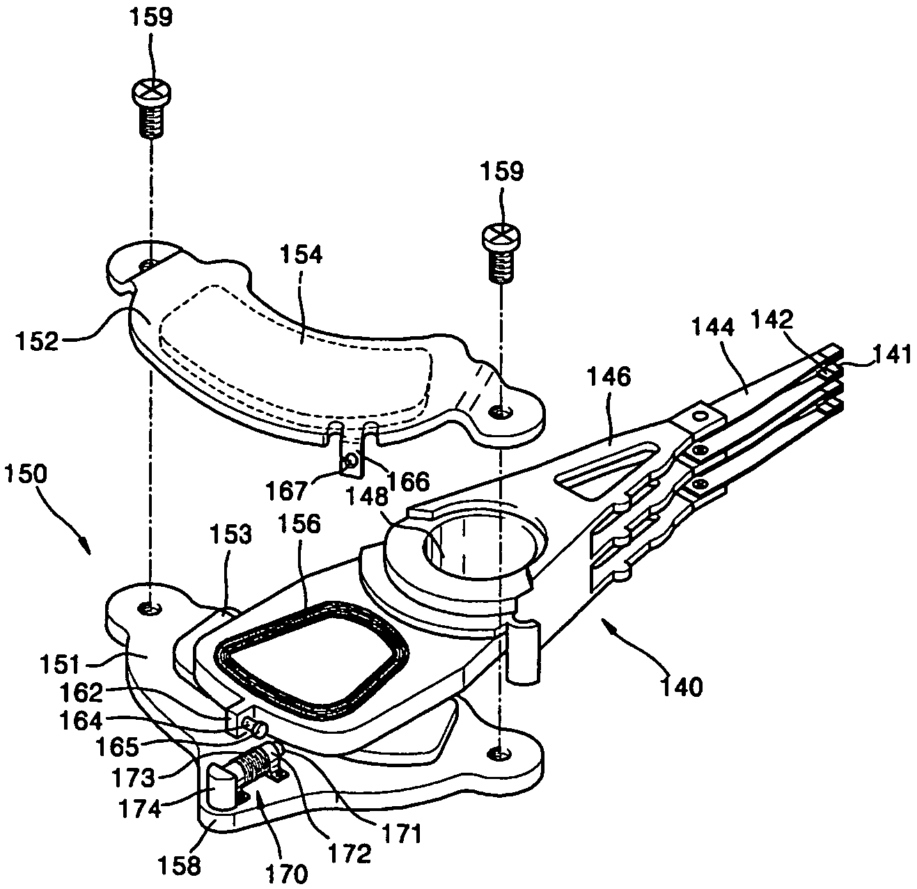 Disk drive actuator latch apparatus and method