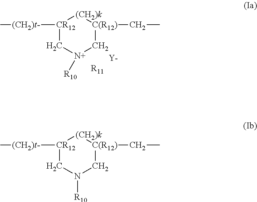 Combination of polyion complex particle and non-polymeric base having two or more dissociation constants