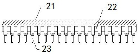 A multi-chip integrated circuit packaging structure