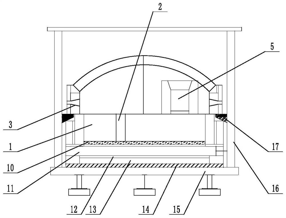 Oxygen-fuel combustion calcium aluminate furnace