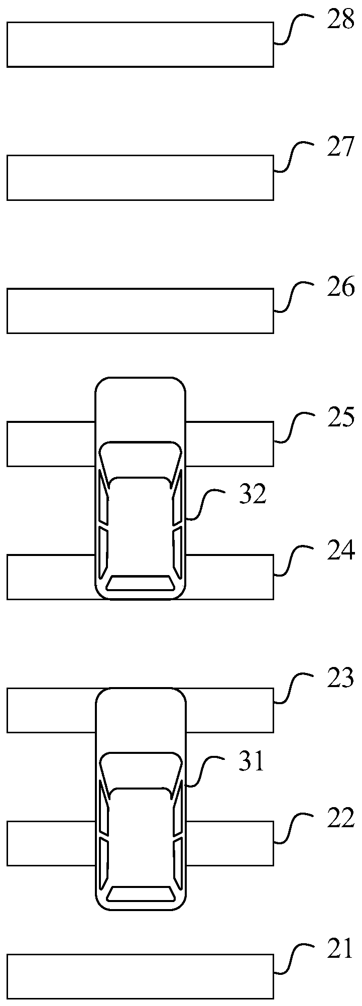 A method, device and storage medium for dynamically tracking vehicles