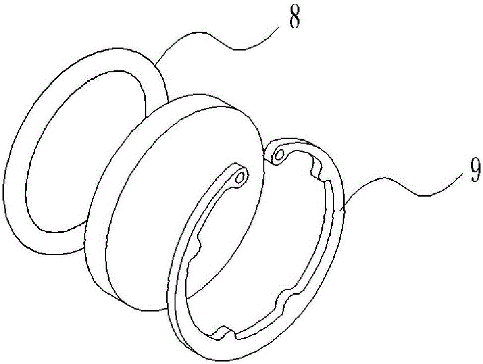 Exhausting and silencing structure for parallel connection hydrodynamic retarder