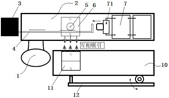 A bluetooth earphone and its bracket