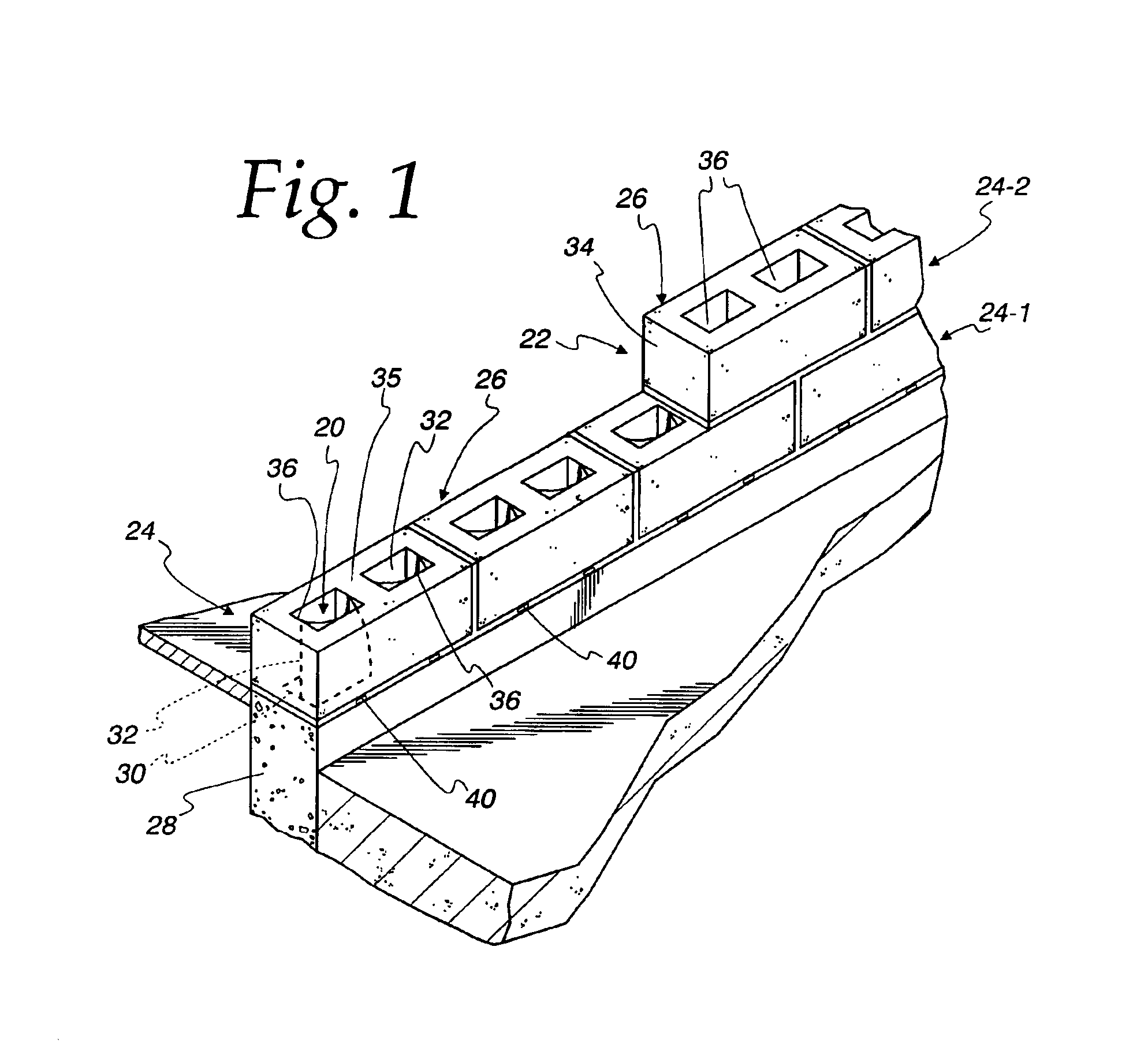 Drainage system for use in masonry block construction