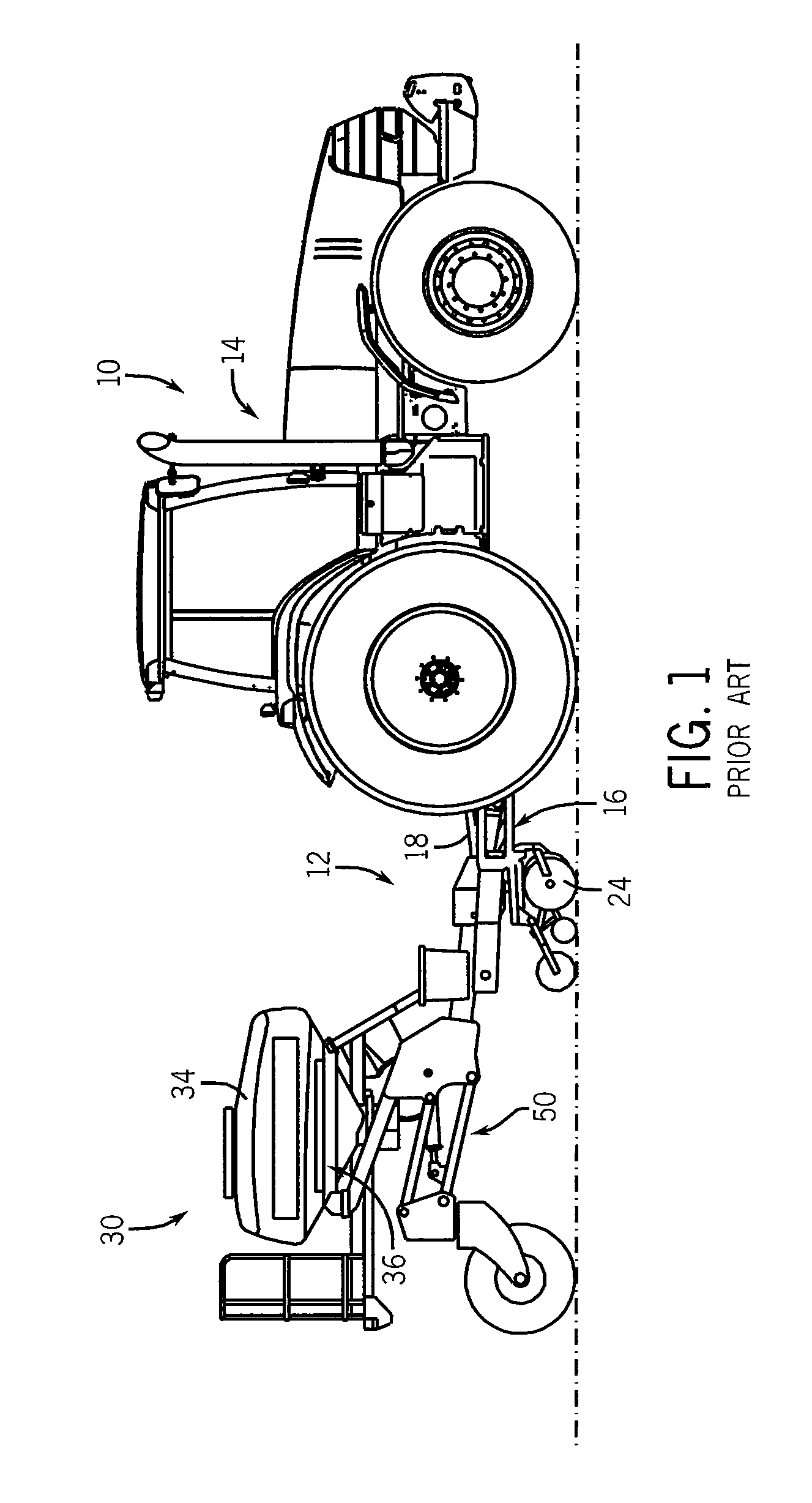 Method and apparatus for implement control of tractor hydraulics via isobus connection