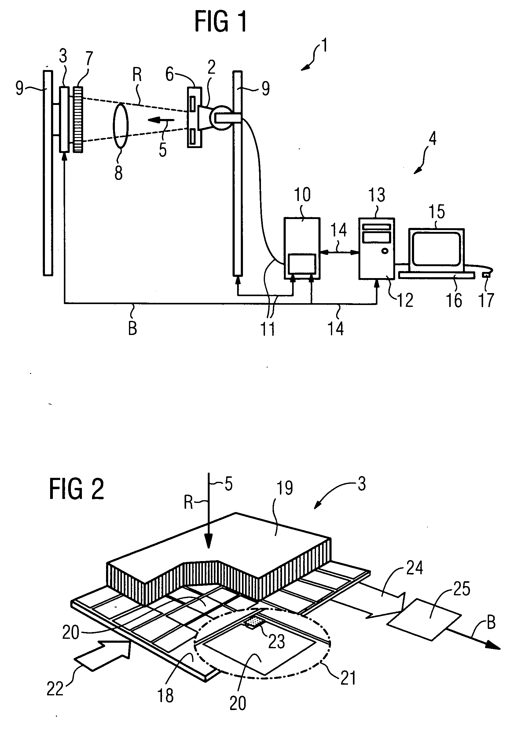 Method and unit for refining digital x-ray images