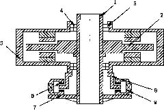 Braking device and method for vertical axis wind driven generator