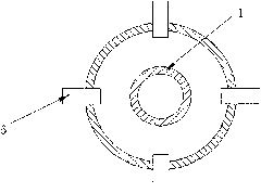 Braking device and method for vertical axis wind driven generator