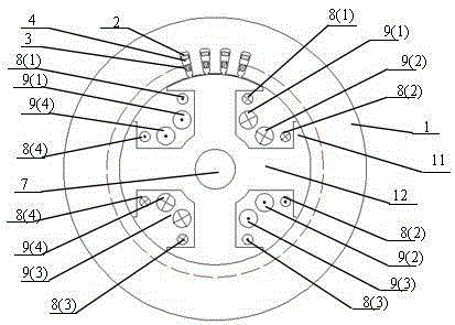 A kind of excitation integrated brushless synchronous motor