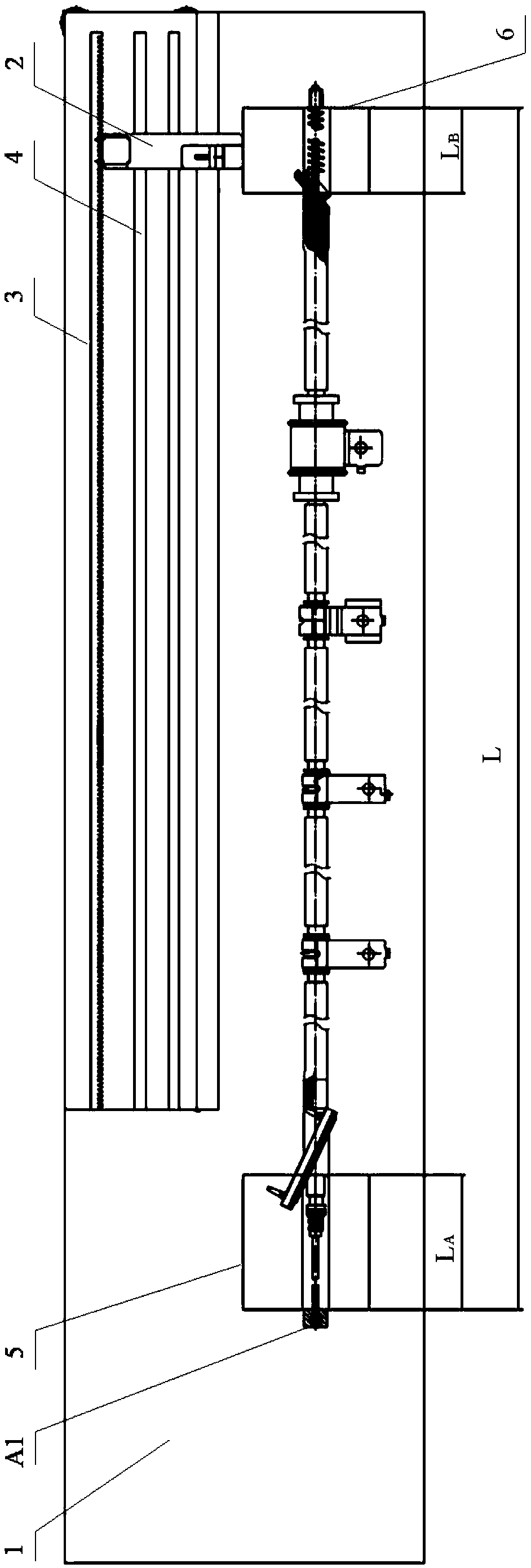 Clamping device for parking braking cable assembly