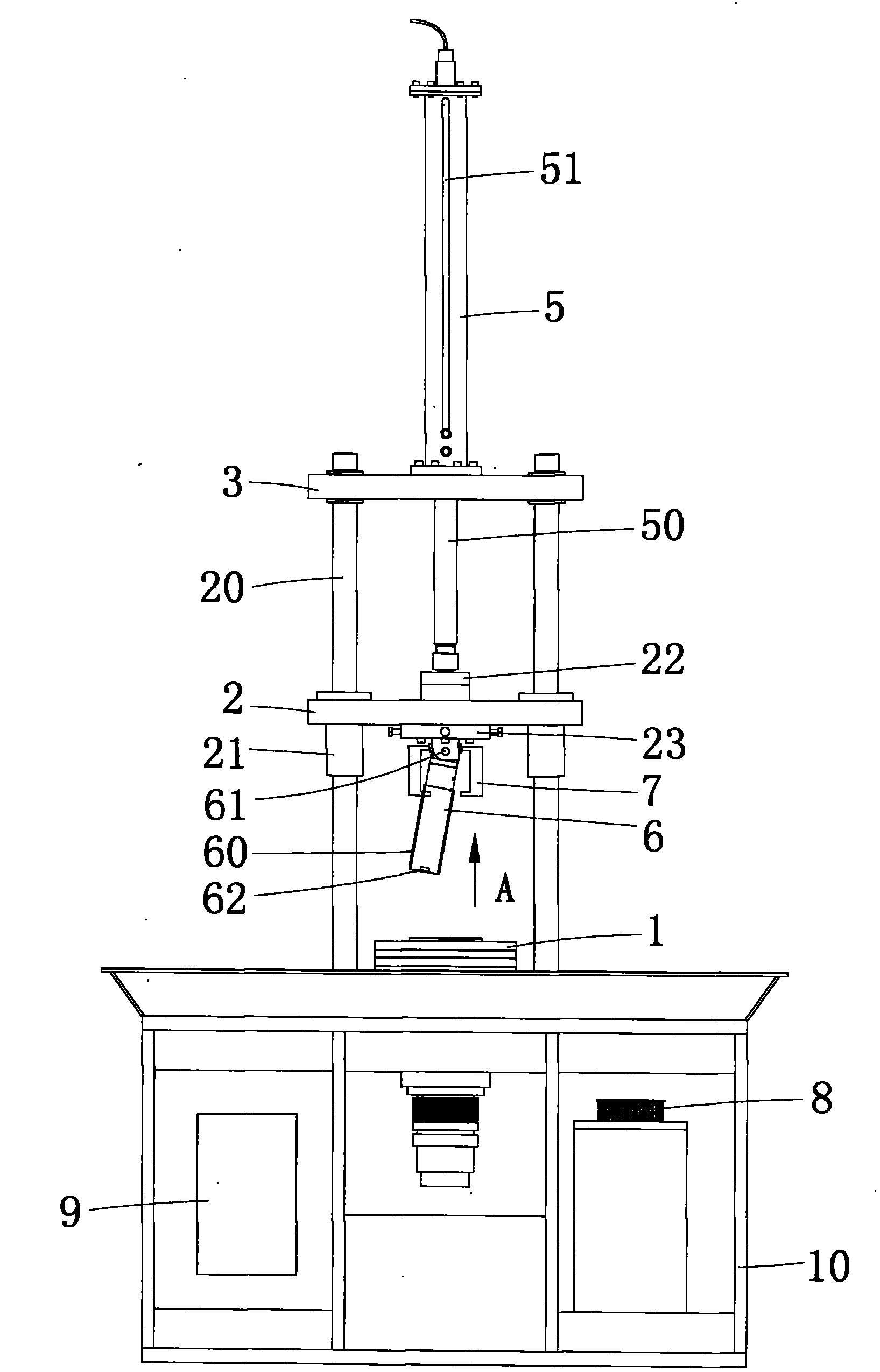 Rotary extrusion precision drawing machine