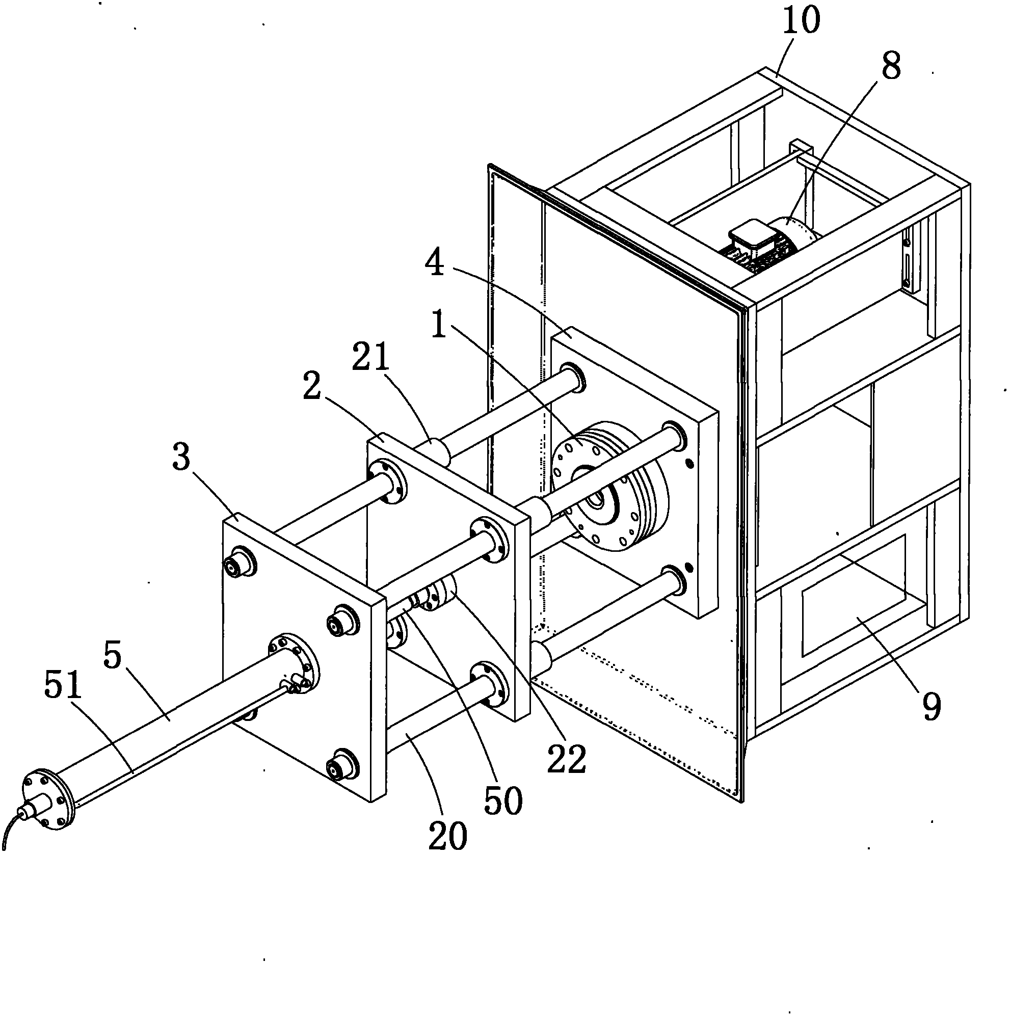 Rotary extrusion precision drawing machine