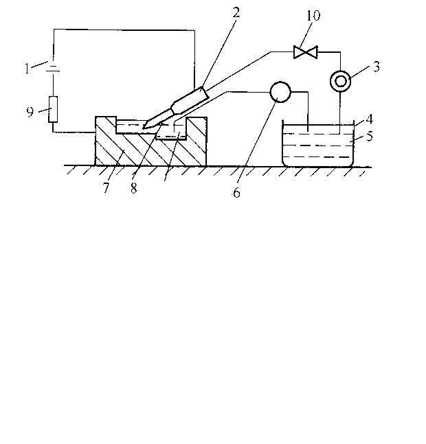 Step-by-step type electrochemical polishing device