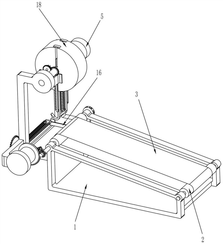 Cement adding and automatic bag opening equipment for concrete stirring