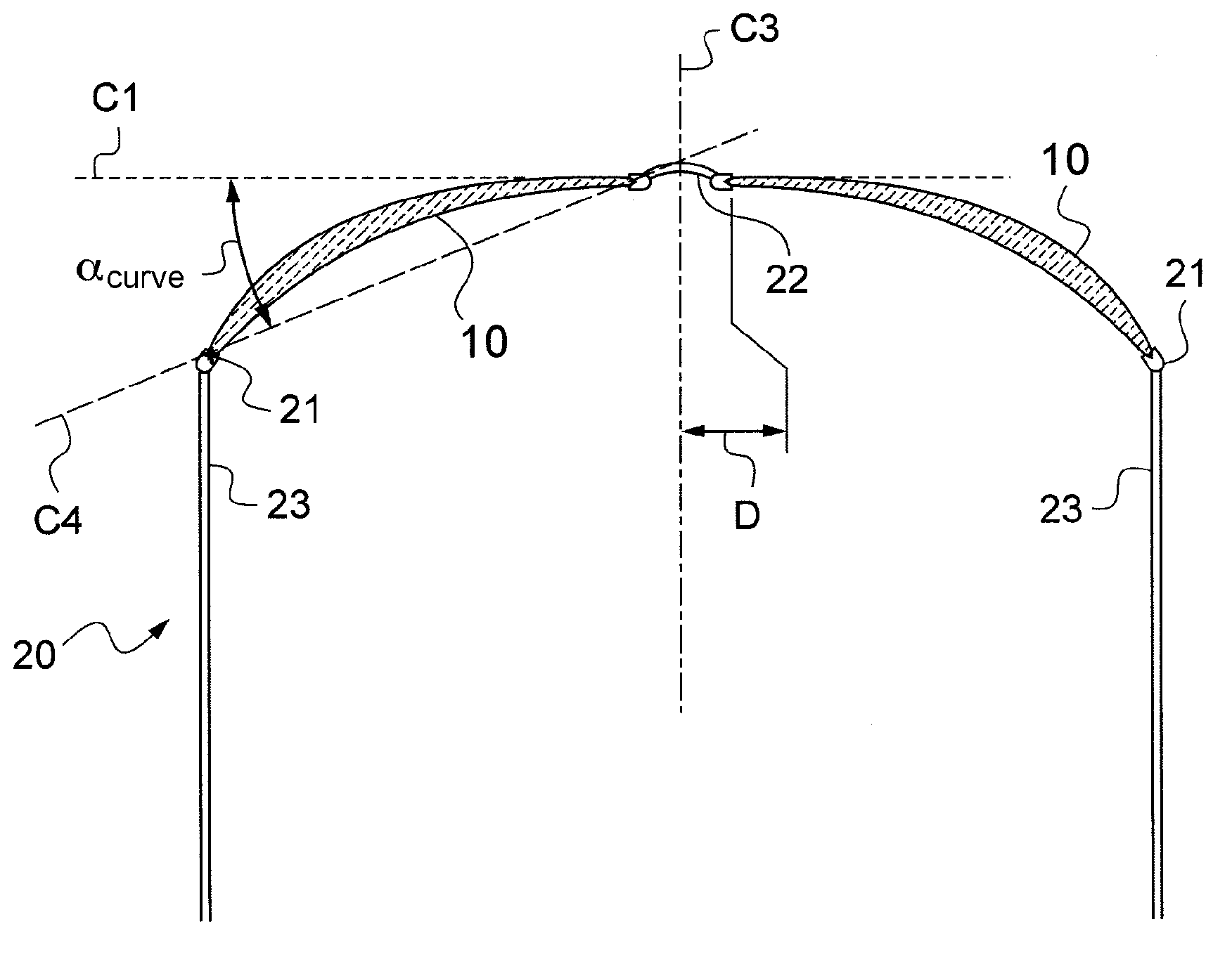 Method of preparing an ophthalmic lens for mounting in a cambered eyeglass frame