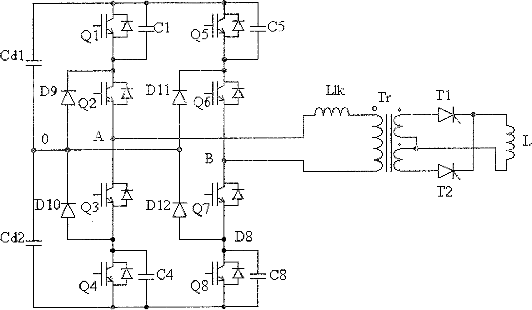 Bidirectional three-level soft switch DC/DC for superconducting energy storage