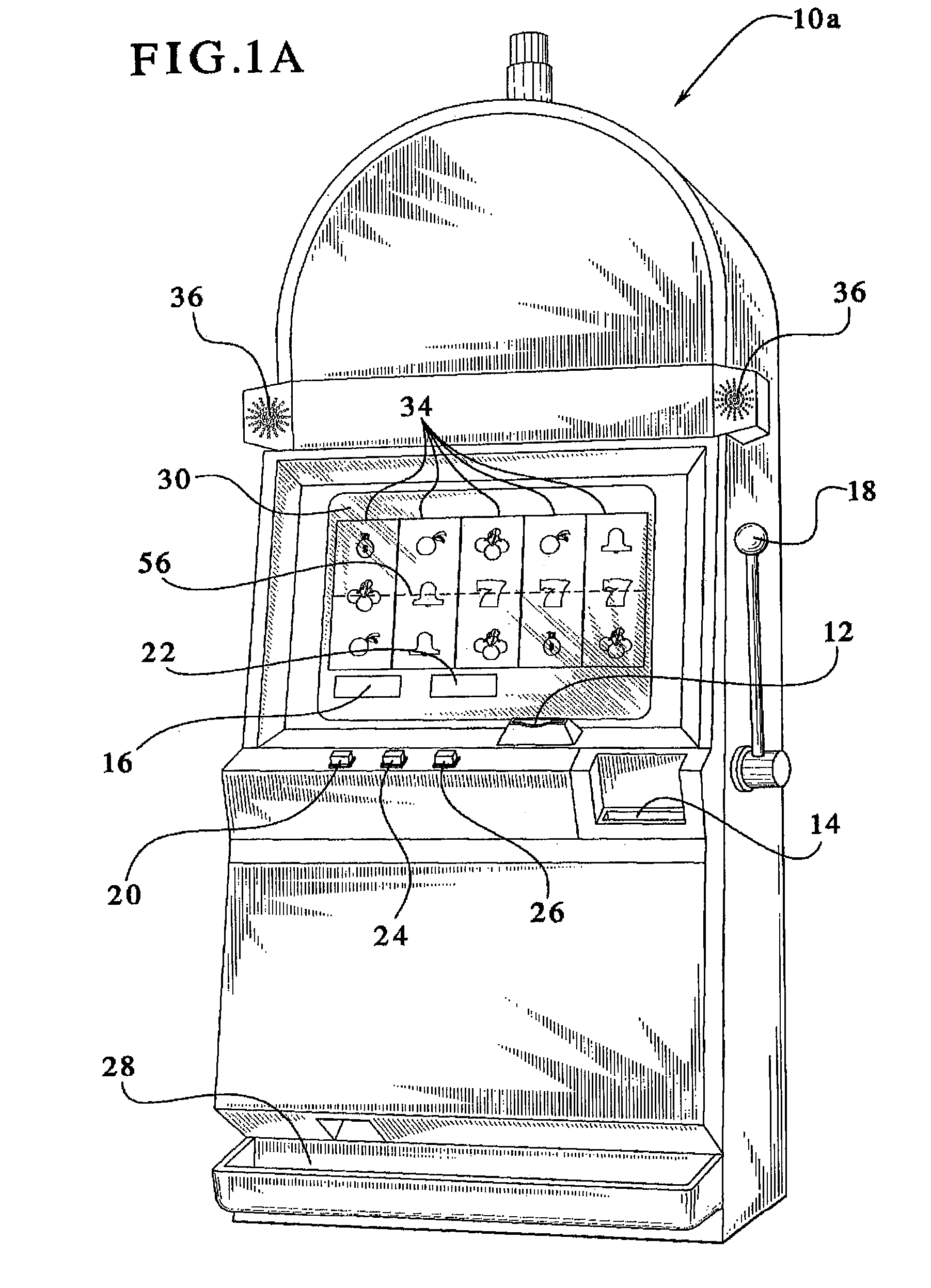 Wagering gaming device having simulated control of movement of game functional elements