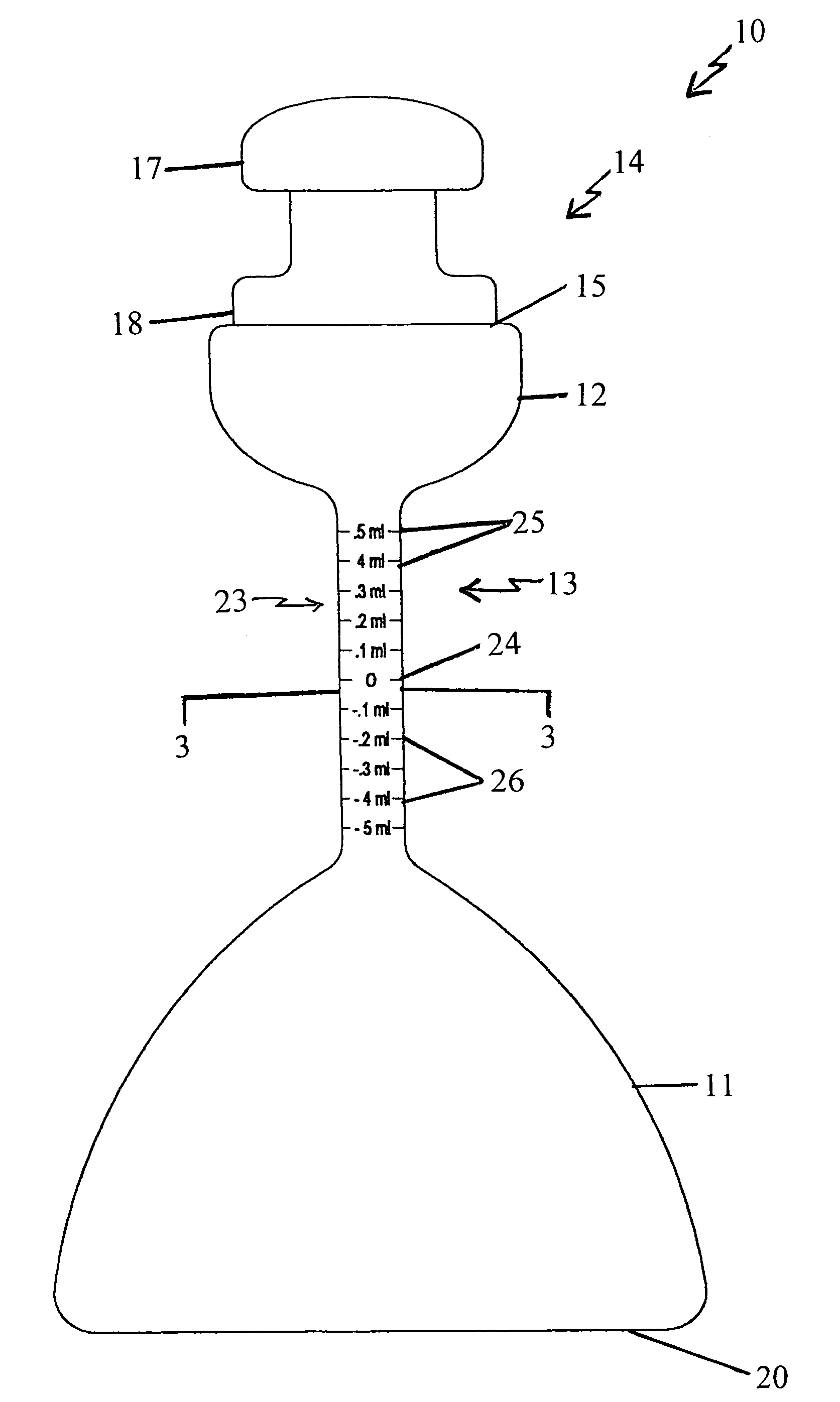 Volumetric densiometer flask