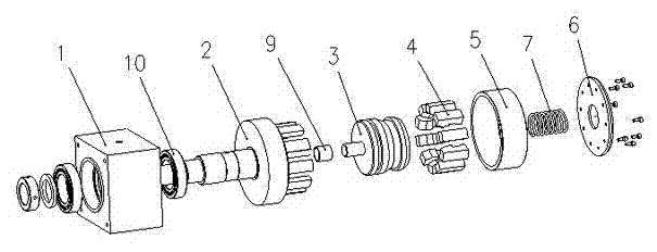 Rotary pneumatic expansion sleeve device