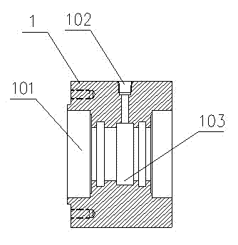 Rotary pneumatic expansion sleeve device