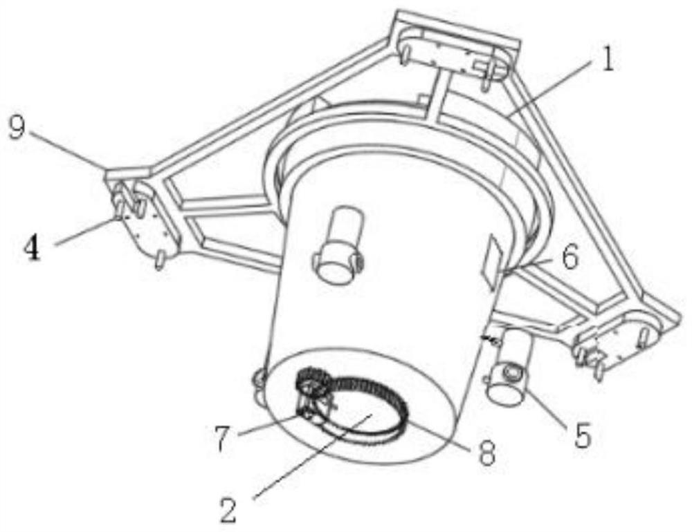 Water mobile garbage collection device and method