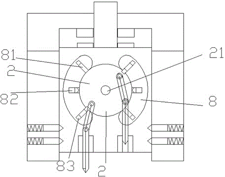 A control system of an electric discharge machining device