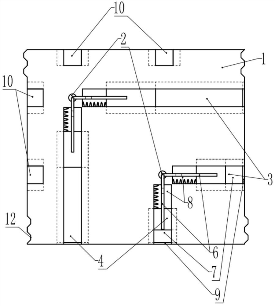 Locking structure of architectural decorative panels