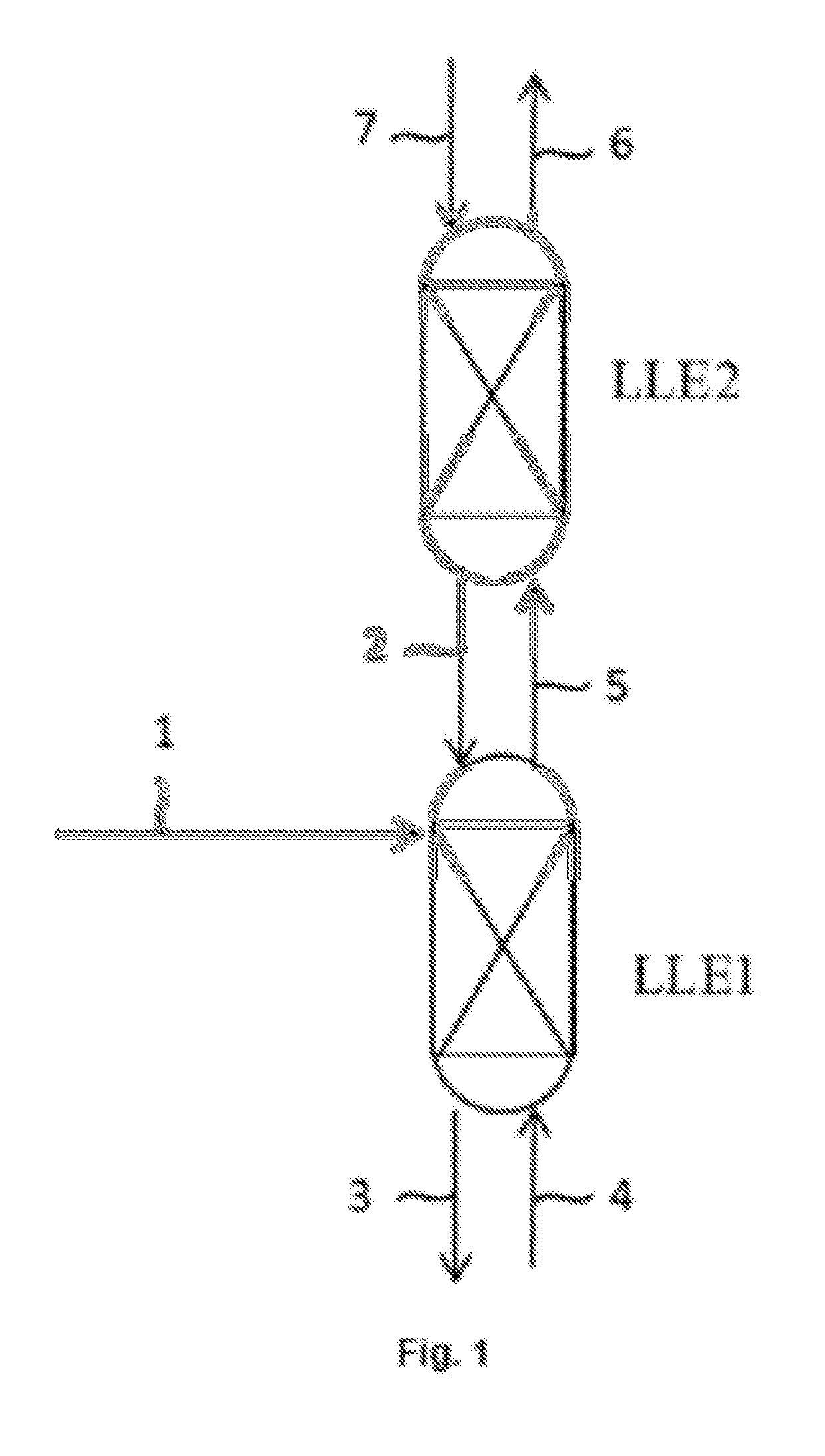 Process for purifying an aqueous solution comprising diethylacetal
