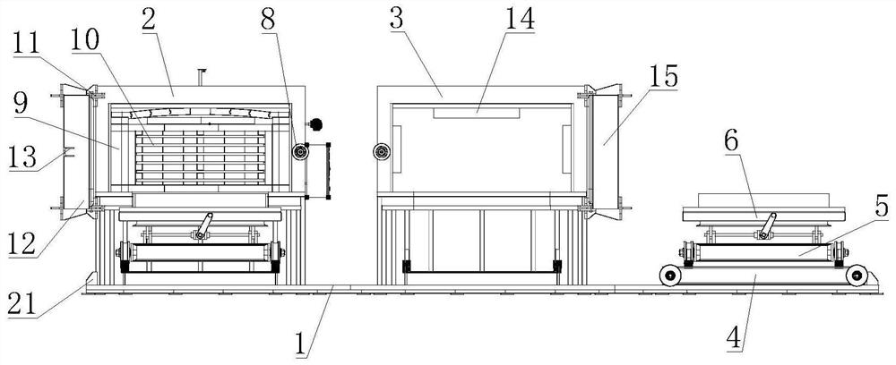 A surface heat treatment device for valve processing