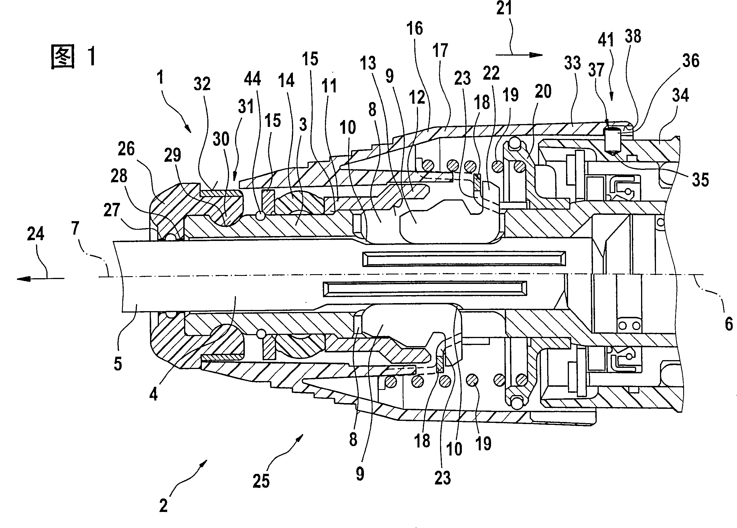 Electric hand tool machine having a tool locking system