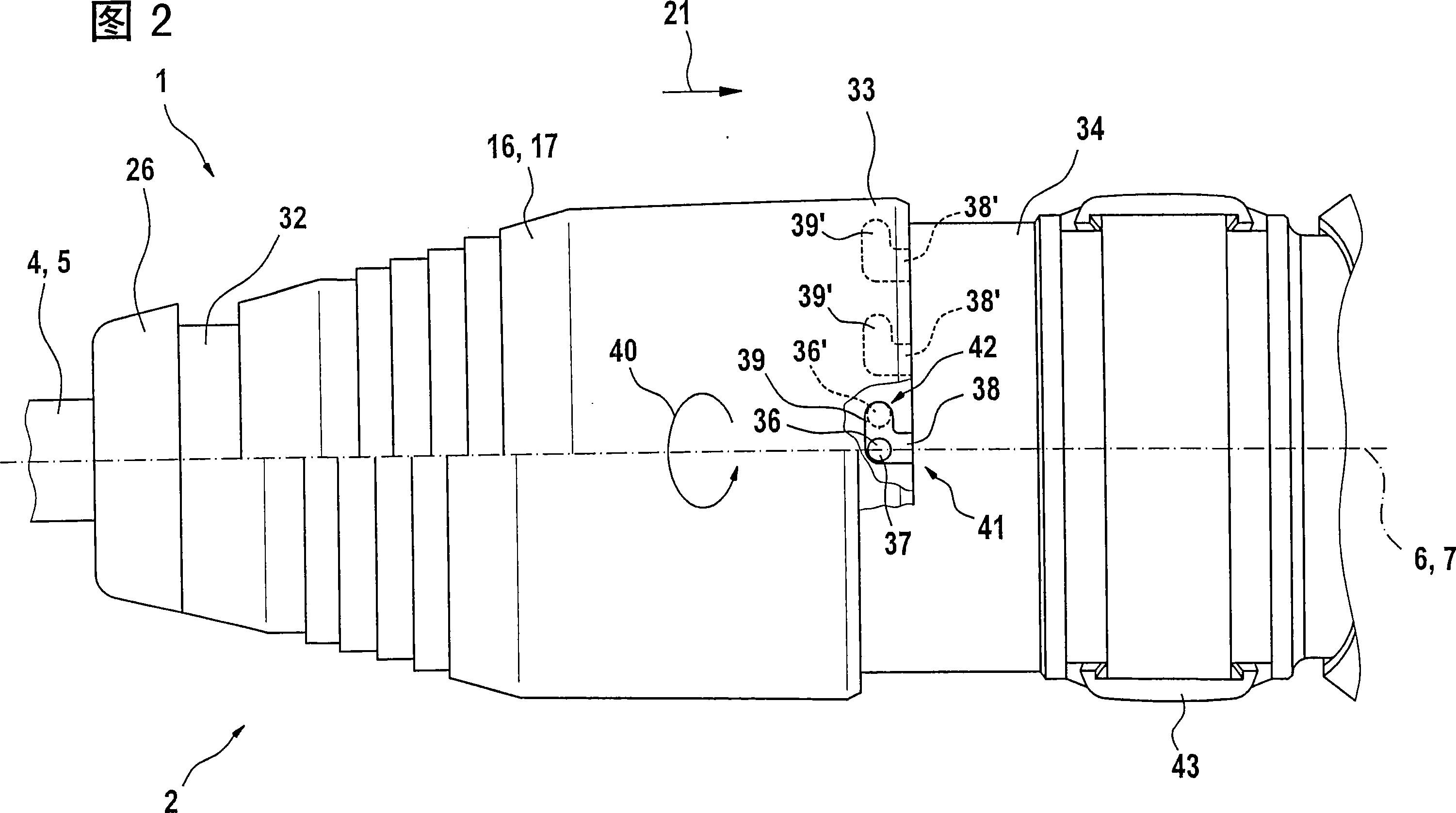 Electric hand tool machine having a tool locking system