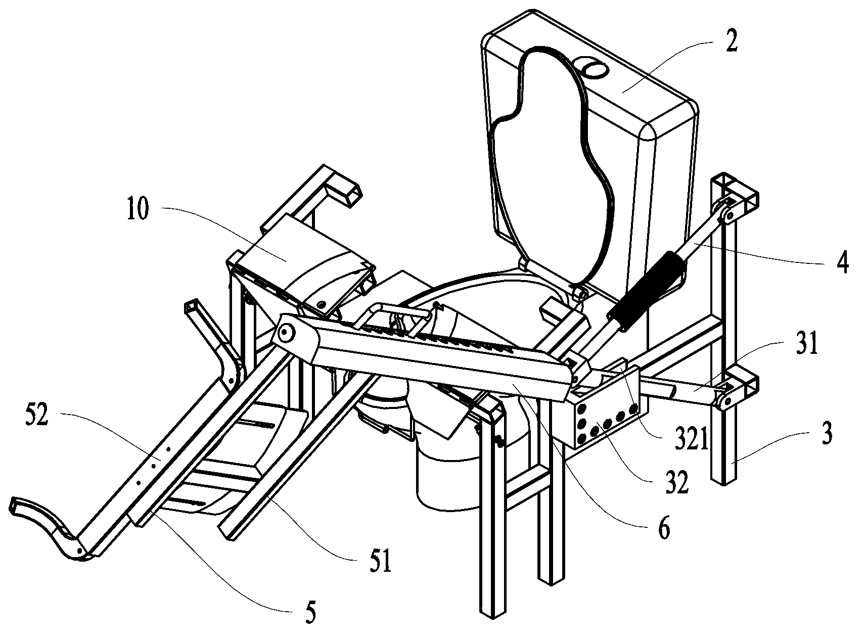 Cross-infection-preventing sanitary closestool