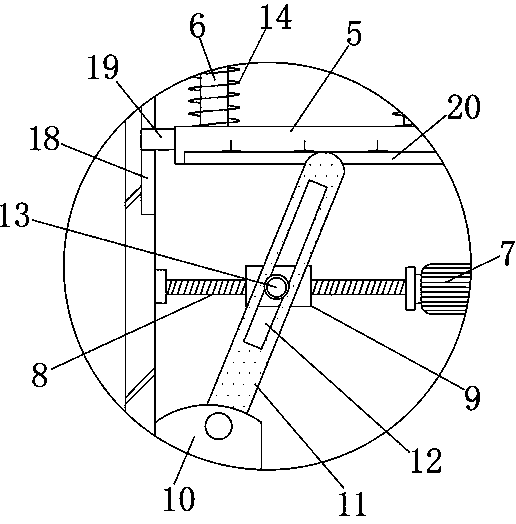 Quartz crystal wiring terminal patch fixing device