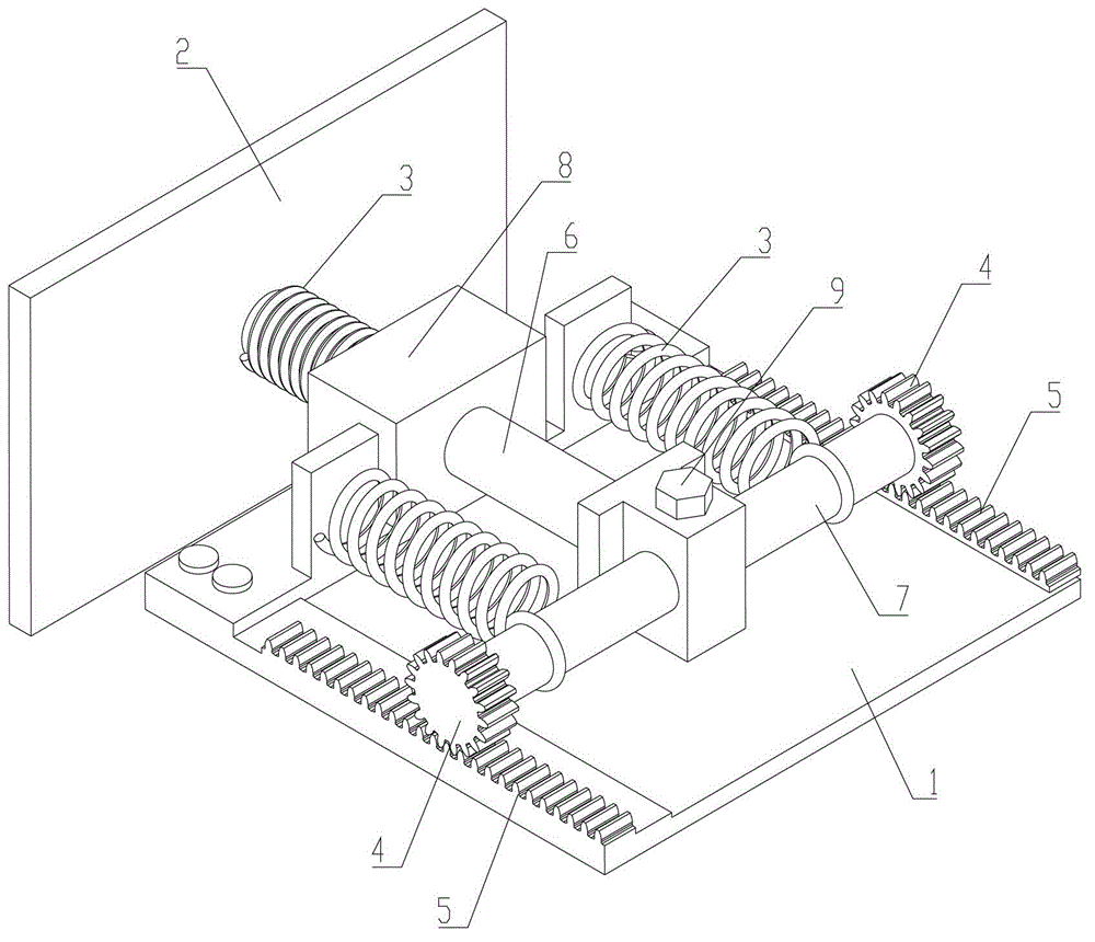 Method of preventing elastomer from rebounding after buffering through flywheel, and anti-collision buffer device