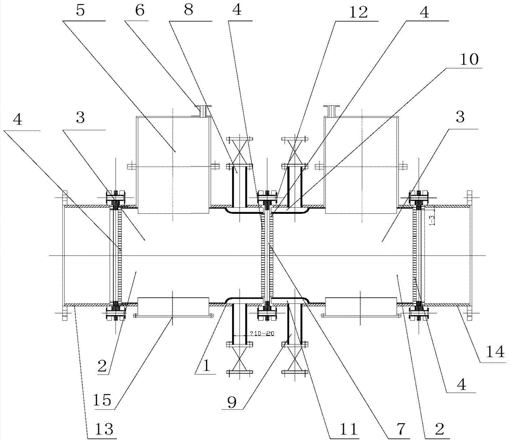 A directional flow electrolysis process