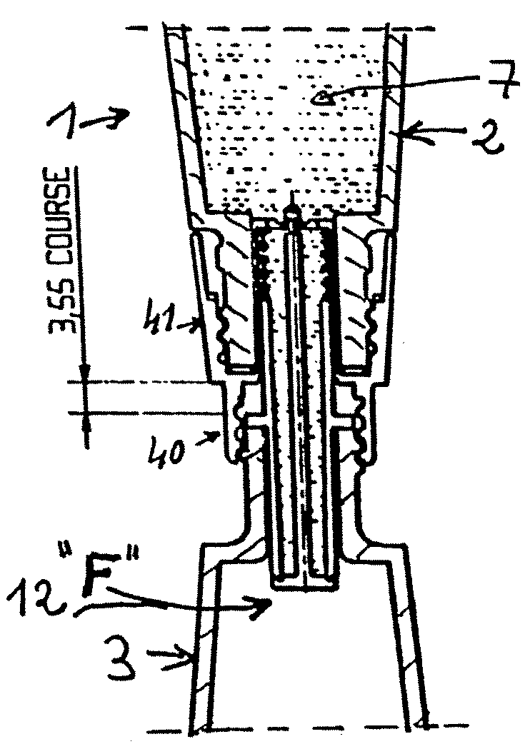 Refill device for dispensing a cosmetic product