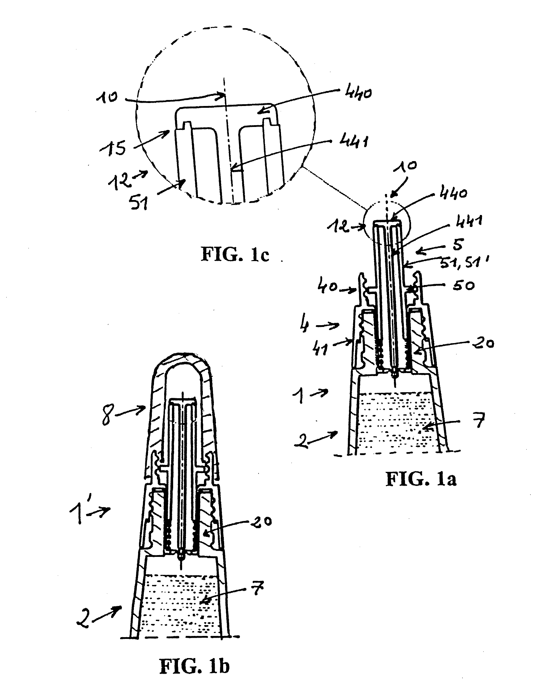 Refill device for dispensing a cosmetic product