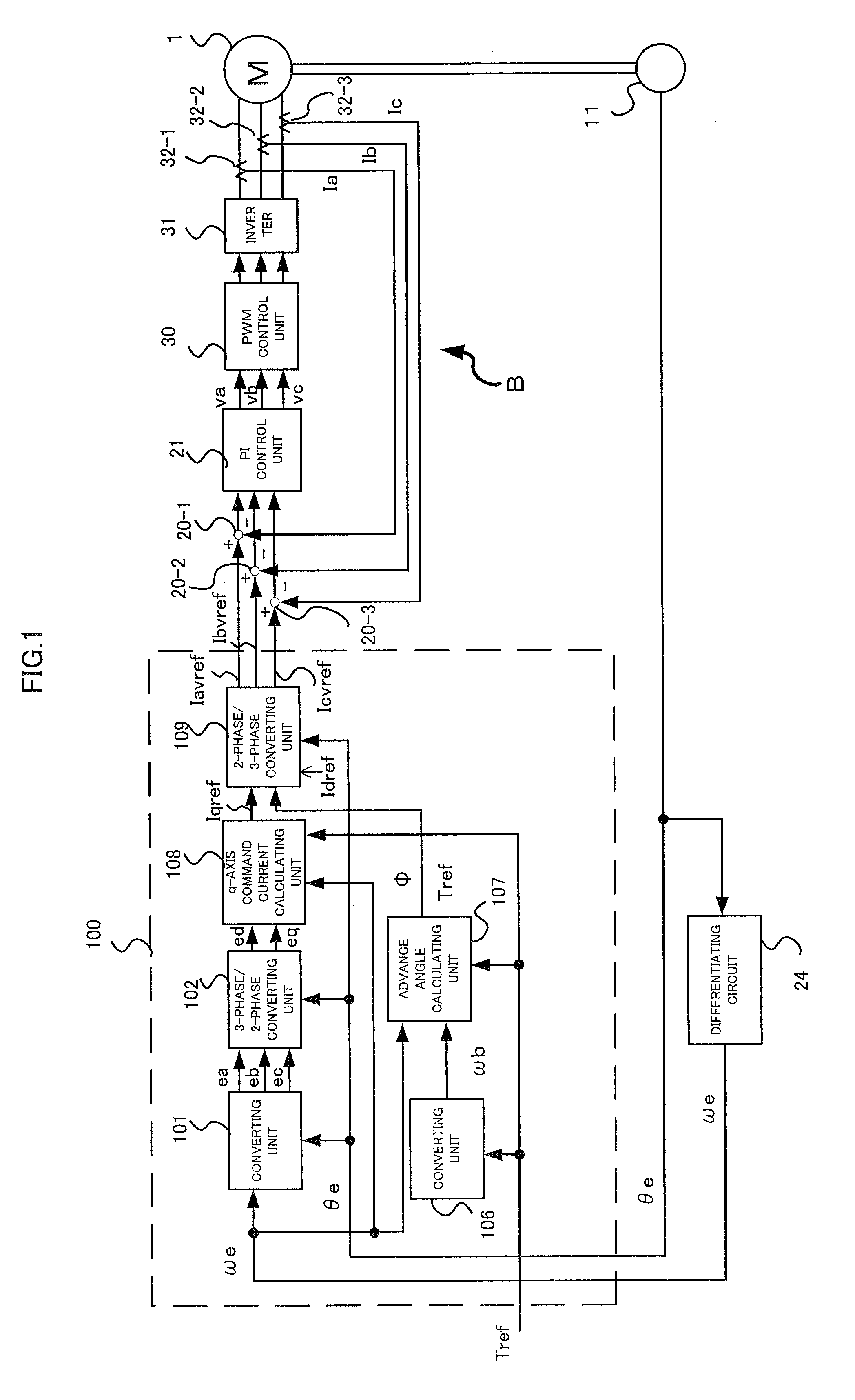 Motor and drive control device therefor