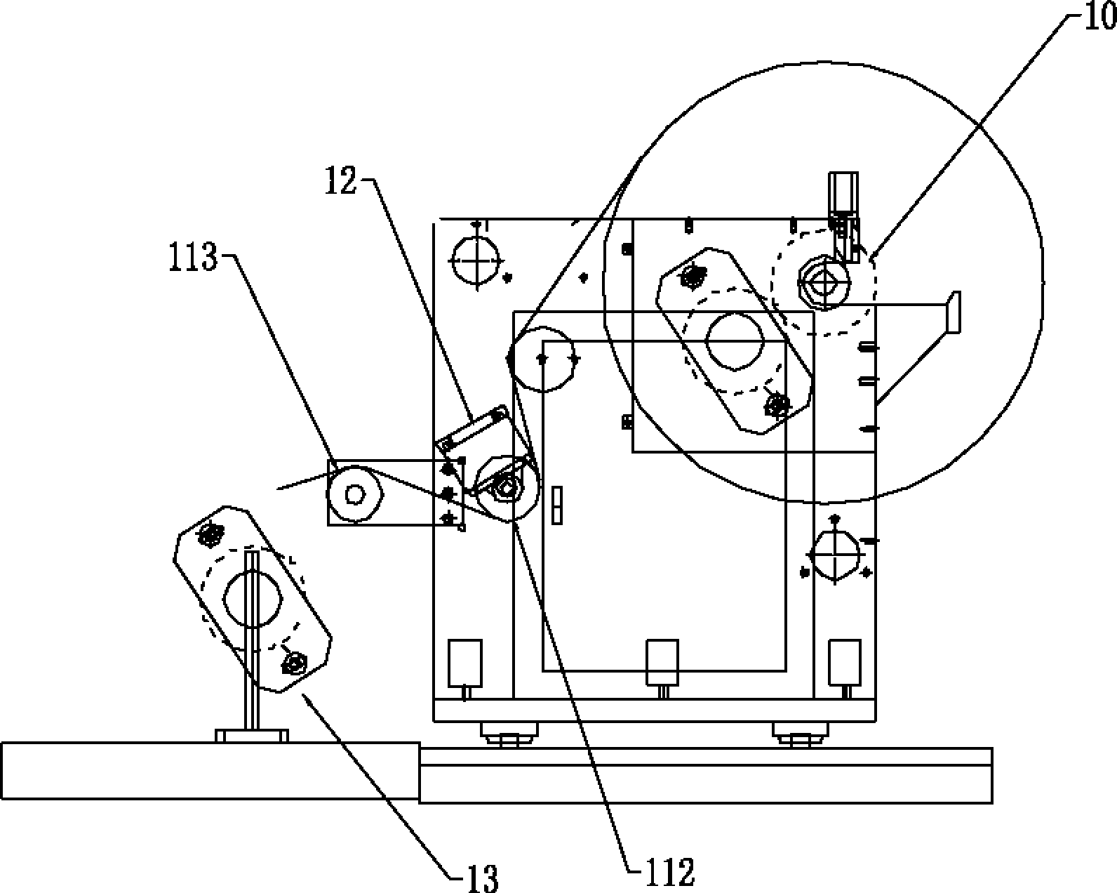 Wire drawing film coating machine