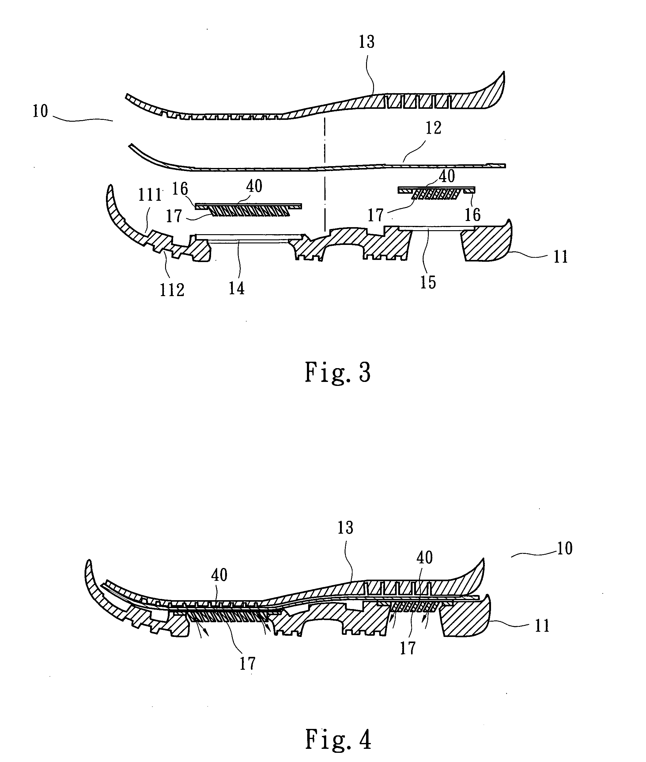 Sole structure with complex waterproof and gas-permeable material and manufacturing method thereof