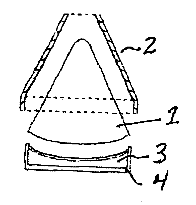 Geometrically shaped hydrogel standoffs for coupling high intensity focused ultrasound