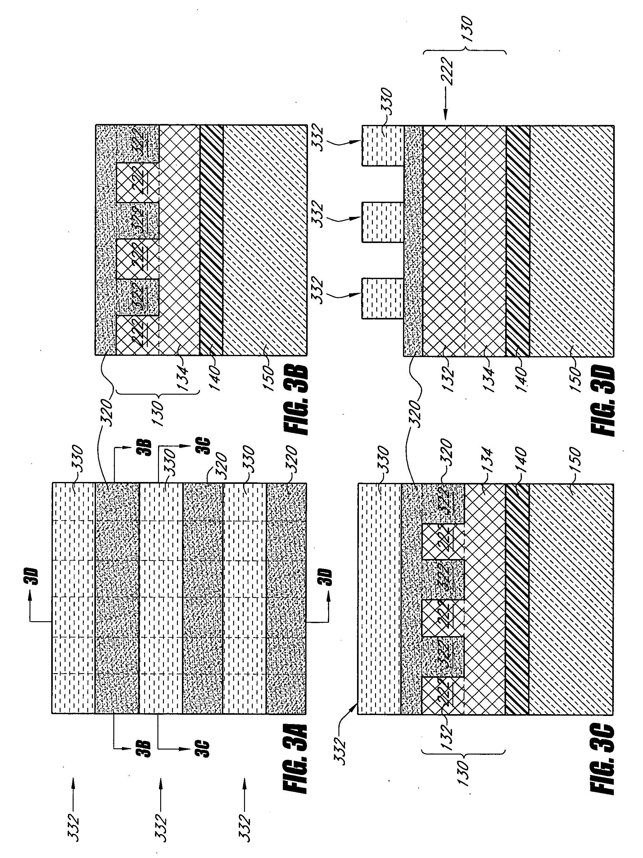 Methods for forming arrays of small, closely spaced features